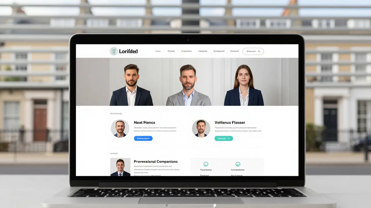 A clean, professional escort agency website showing verified profiles with real names and certifications.