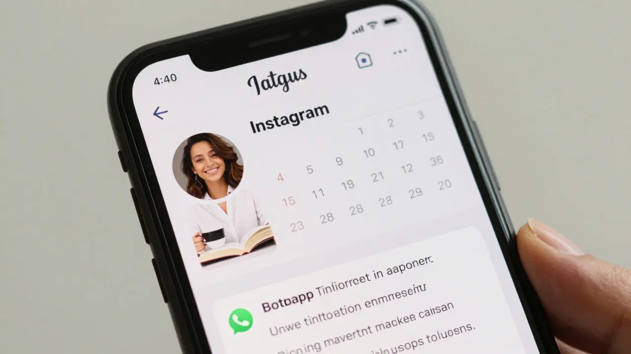 A professional escort's verified social media profile showing clear boundaries and interests.