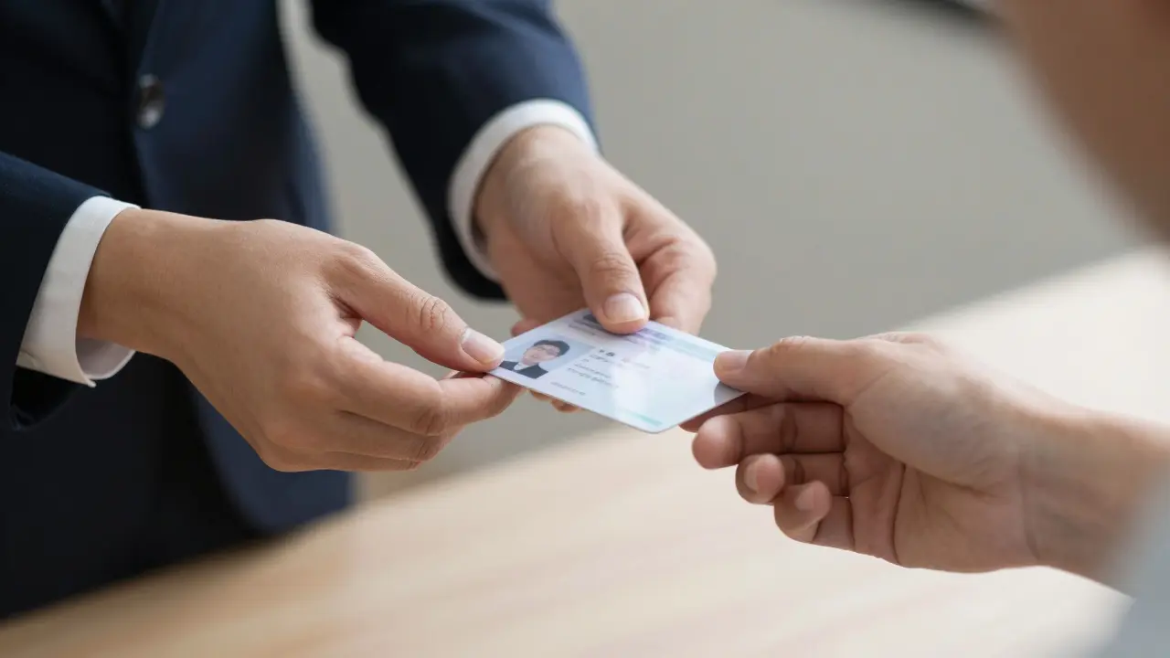 ID verification between client and escort in professional setting